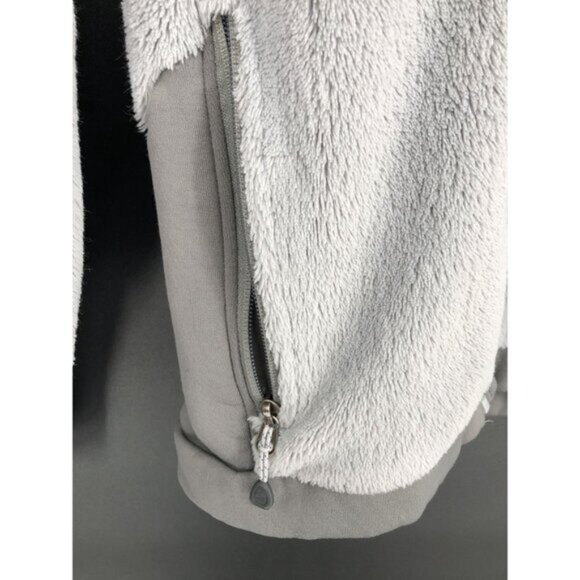 Mountain Hardwear Women Polartec Monkey Jacket M Gray Full Zip Fuzzy Outdoor - Picture 6 of 10